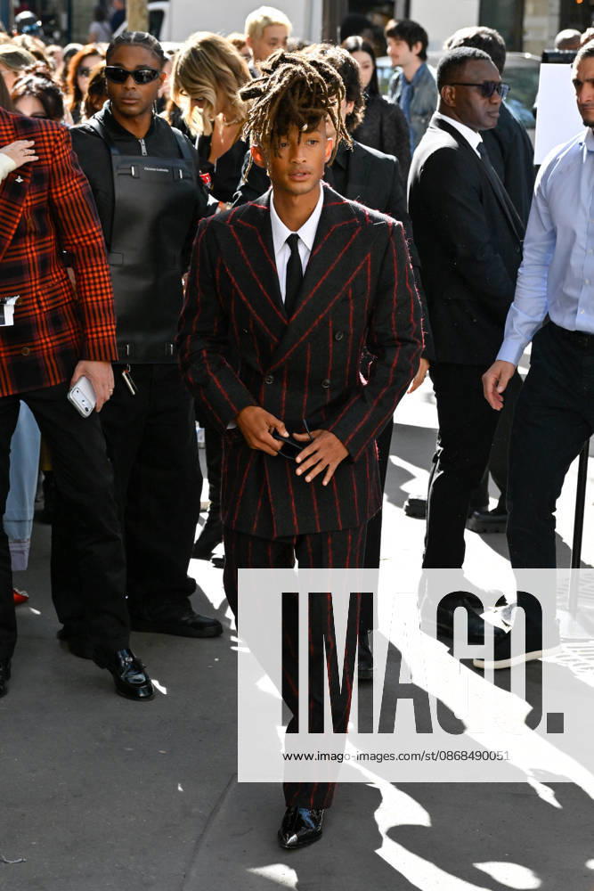 PFW Vivienne Westwood Outside Arrivals Jaden Smith arriving at the Vivienne Westwood show during Paris Fashion Week, in Paris, France on 3 October 2026. Photo by Julien Reynaud APS-Medias ABACAPRESS.COM Paris France