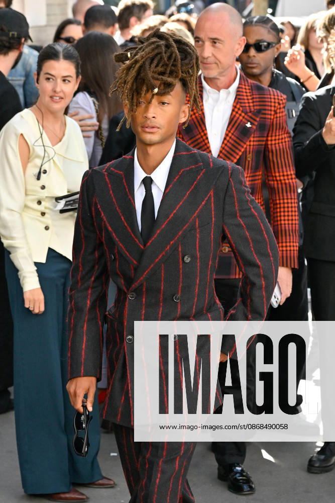 PFW Vivienne Westwood Outside Arrivals Jaden Smith arriving at the Vivienne Westwood show during Paris Fashion Week, in Paris, France on 3 October 2026. Photo by Julien Reynaud APS-Medias ABACAPRESS.COM Paris France