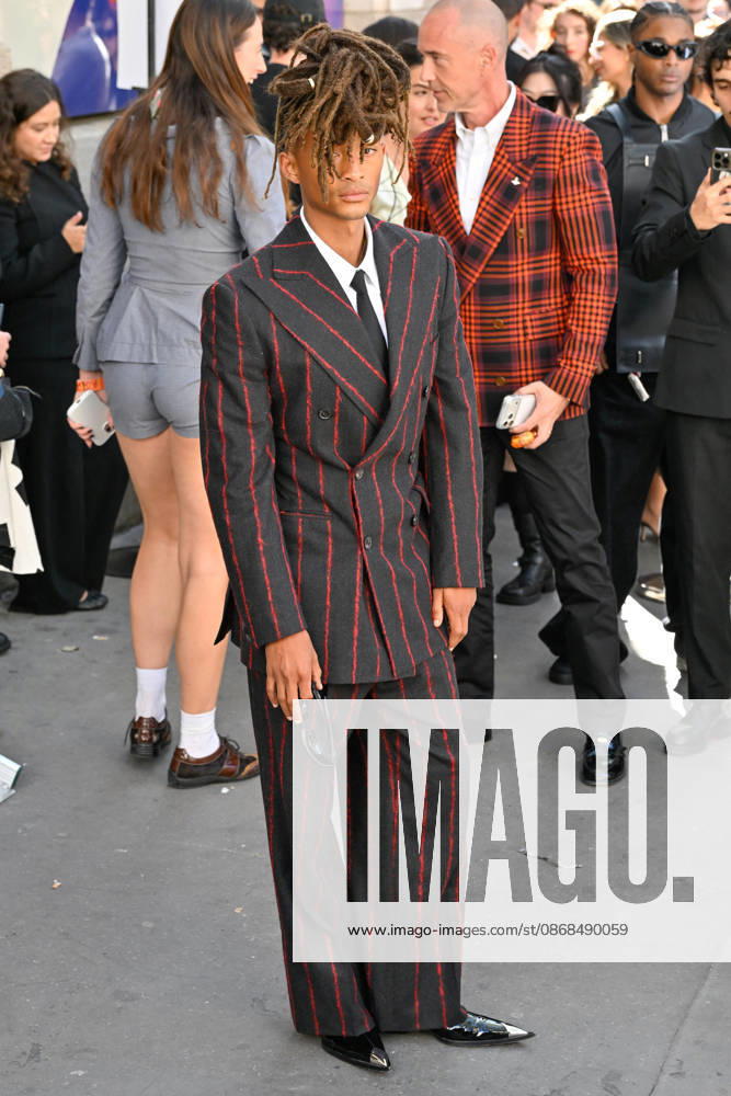 PFW Vivienne Westwood Outside Arrivals Jaden Smith arriving at the Vivienne Westwood show during Paris Fashion Week, in Paris, France on 3 October 2026. Photo by Julien Reynaud APS-Medias ABACAPRESS.COM Paris France