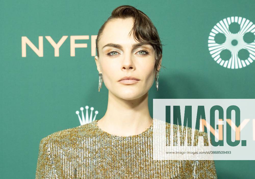 Cara Delevingne wearing dress by Thom Browne attends screening of Club Kid during annual New York Film Festival at Alice Tully Hall at Lincoln Center in New York, NY on October 3, 2026. Bronx USA - ZUMAr339 20261003_znp_r339_155