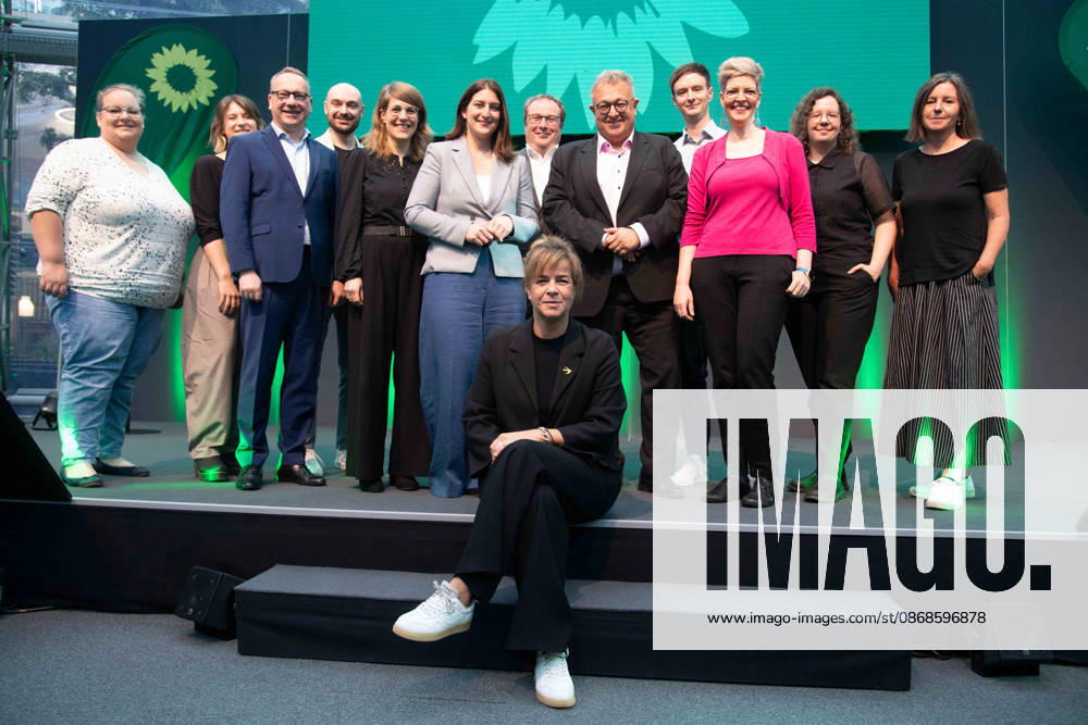 Mona NEUBAUR, running at the top of the ticket, aims to lead her party as the lead candidate in the 2027 state election in North Rhine-Westphalia; pictured here with the leadership of Alliance 90 The Greens in North Rhine-Westphalia, Mona NEUBAUR, Alliance 90 The Greens, Minister