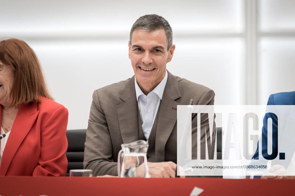 Sánchez Chairs the Meeting of the PSOE’s Federal Executive Committee The Prime Minister and Secretary-General of the PSOE, Pedro Sánchez, chairs the meeting of the PSOE’s Federal Executive Committee (CEF) at the PSOE headquarters in Ferraz on October 5, 2026, in Madrid, Spain. Sánchez announced today that he is dissolving Parliament and calling a general election for November 29. OCTOBER 5, 2026 Diego Radamé Madrid, Madrid, Spain