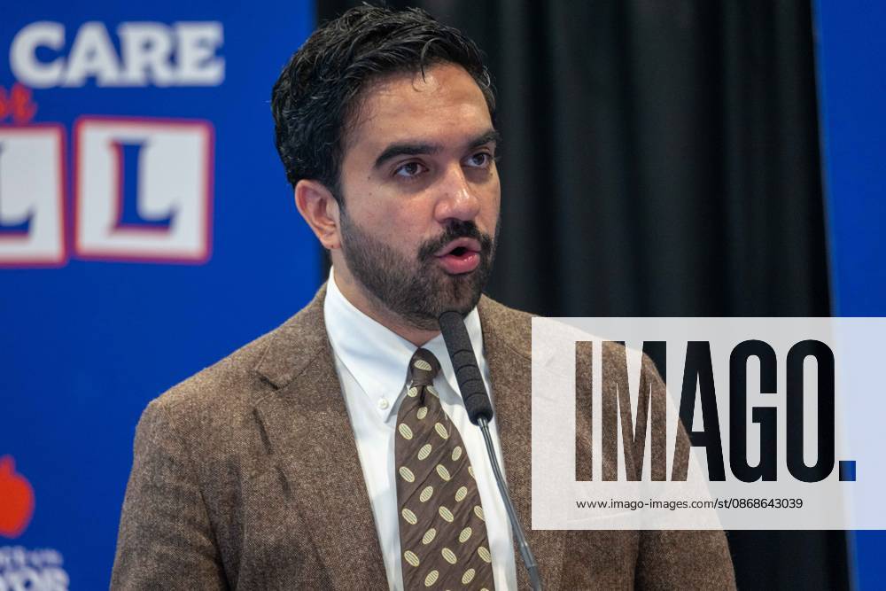 New York, NY- October 5: Mayor Zohran Kwame Mamdani makes an announcement to deliver Free Child Care to more Than 10,000 Low-Income Children October 5, 2026.