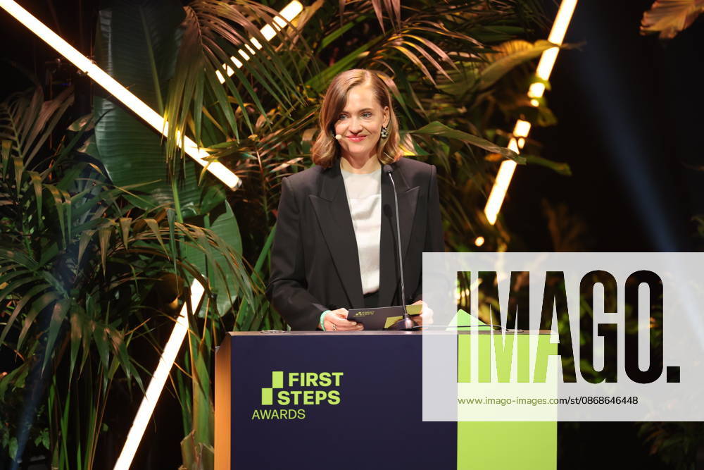 FIRST STEPS 2026 Big Audience Award: Magdalena Prosteder s Acceptance Speech at the Awards Ceremony on Stage at the FIRST STEPS 2026 Awards at the Theater des Westens in Berlin