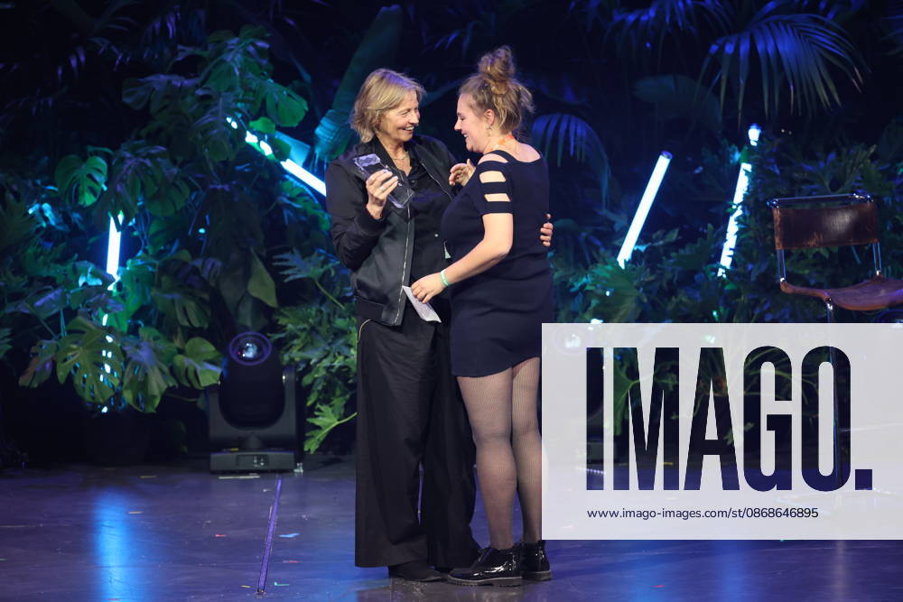 FIRST STEPS 2026 Michael Ballhaus Award Laudatory Speech Bella Halben Award Ceremony on Stage at the FIRST STEPS 2026 Awards Ceremony at the Theater des Westens in Berlin