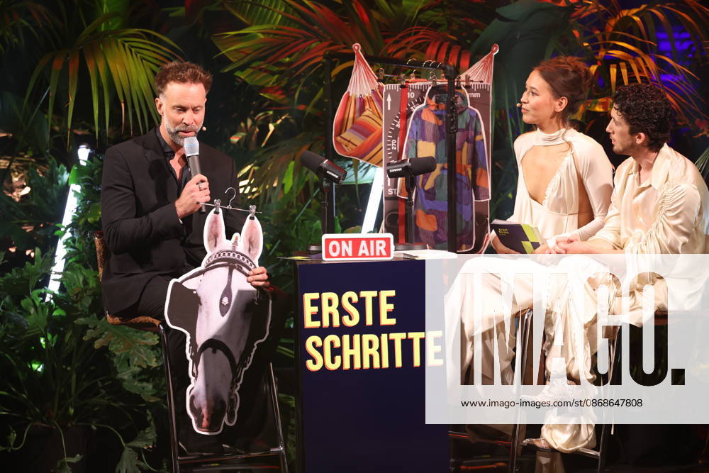 FIRST STEPS 2026 Hosts Malaya and Maximilian; Medium-Length Feature Film Acceptance Speech by Erik Schmitt; Award Ceremony on Stage at the FIRST STEPS 2026 Awards at the Theater des Westens in Berlin