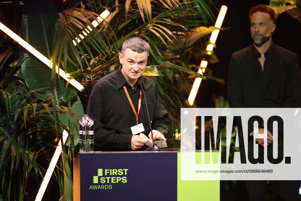 FIRST STEPS 2026 Medium-Length Feature Film: Winning Film *HASENFUSS* by Maximilian Conway; Award Ceremony on Stage at the FIRST STEPS 2026 Awards at the Theater des Westens in Berlin