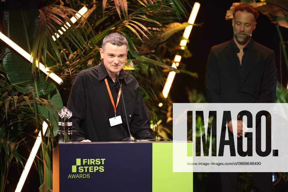 FIRST STEPS 2026 Medium-Length Feature Film: Winning Film *HASENFUSS* by Maximilian Conway; Award Ceremony on Stage at the FIRST STEPS 2026 Awards at the Theater des Westens in Berlin