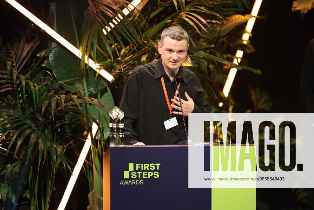 FIRST STEPS 2026 Medium-Length Feature Film: Winning Film *HASENFUSS* by Maximilian Conway; Award Ceremony on Stage at the FIRST STEPS 2026 Awards at the Theater des Westens in Berlin