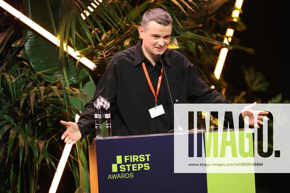 FIRST STEPS 2026 Medium-Length Feature Film: Winning Film *HASENFUSS* by Maximilian Conway; Award Ceremony on Stage at the FIRST STEPS 2026 Awards at the Theater des Westens in Berlin