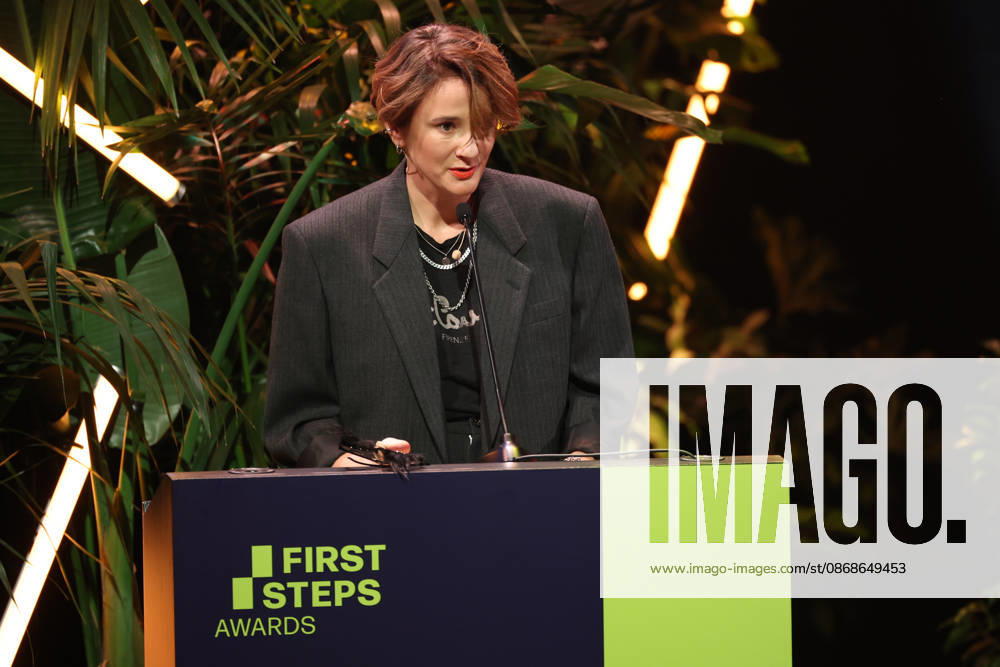 FIRST STEPS 2026 Feature-Length Film Evening Presentation by Eva Trobisch Award Ceremony on Stage at the FIRST STEPS 2026 Awards at the Theater des Westens in Berlin