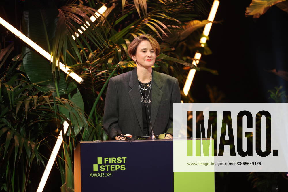 FIRST STEPS 2026 Feature-Length Film Evening Presentation by Eva Trobisch Award Ceremony on Stage at the FIRST STEPS 2026 Awards Ceremony at the Theater des Westens in Berlin