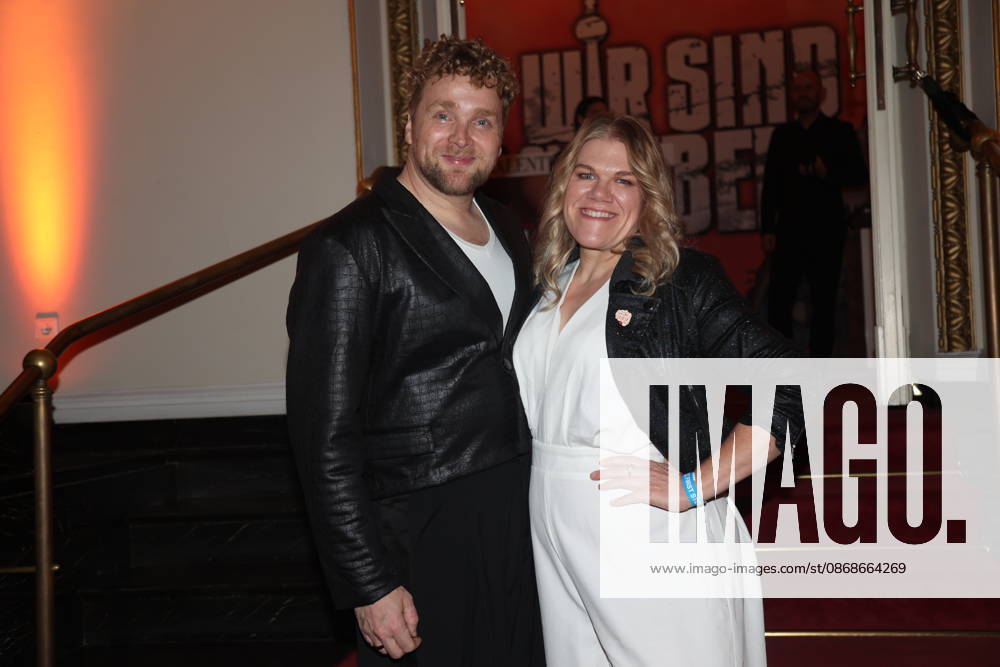 Gisa Flake and Knud Riepen at the 27th First Steps Awards ceremony in 2026 at the Theater des Westens in Berlin