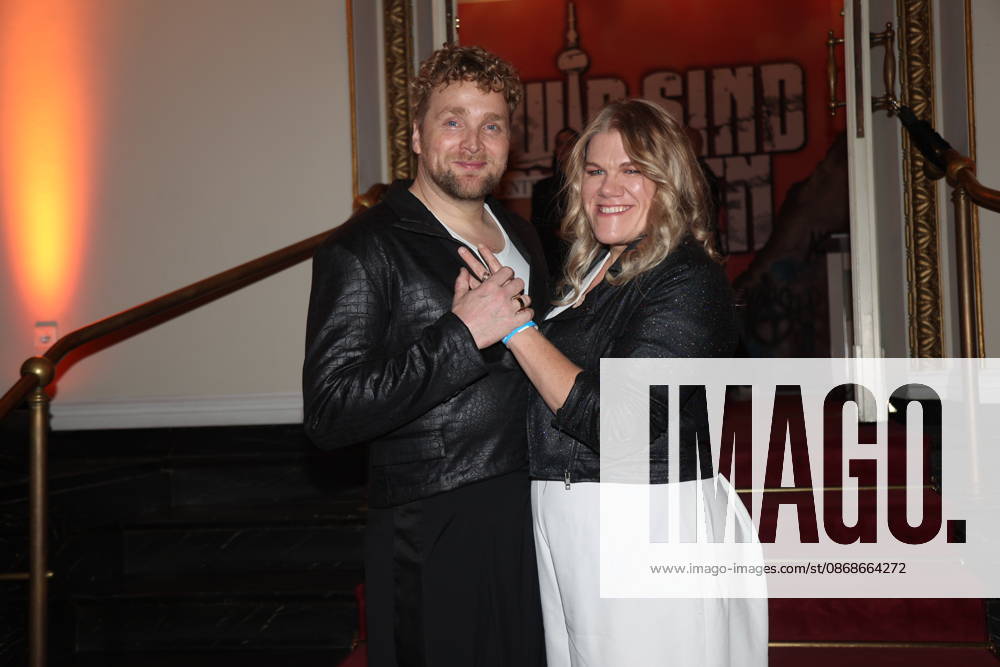 Gisa Flake and Knud Riepen at the 27th First Steps Awards ceremony in 2026 at the Theater des Westens in Berlin