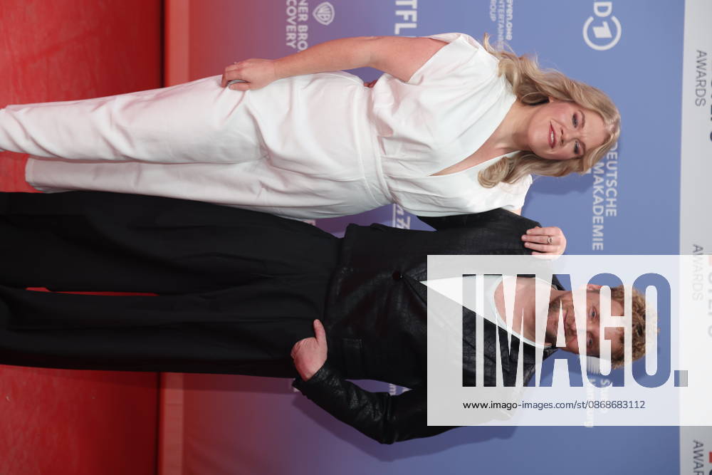 Gisa Flake and Knud Riepen at the 27th First Steps Awards ceremony in 2026 at the Theater des Westens in Berlin
