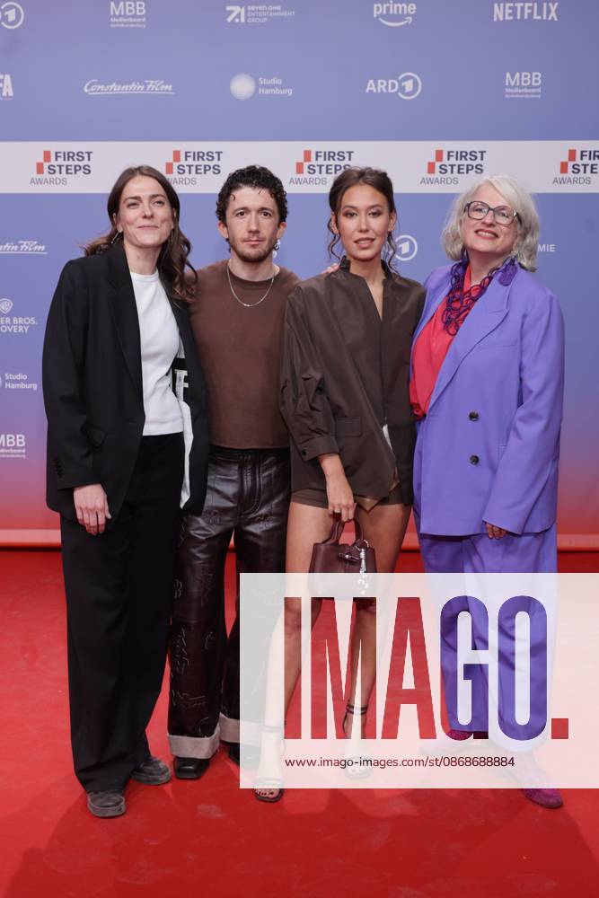 First Steps Award 2026 Linda Kirmse, Maximilian Mundt, Malaya Stern Takeda, Claudia Loewe First Steps Award 2026, Theater des Westens, Berlin, Date: October 5, 2026