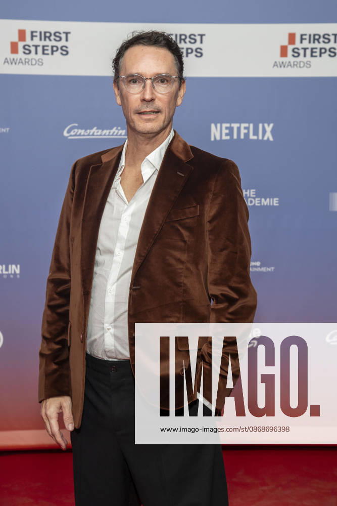 ABB FIRSTSTEPS: Sascha Schwingel walks the red carpet at the 2026 FIRST STEPS Awards ceremony at the Theater des Westens on October 5, 2026, in Berlin, Germany