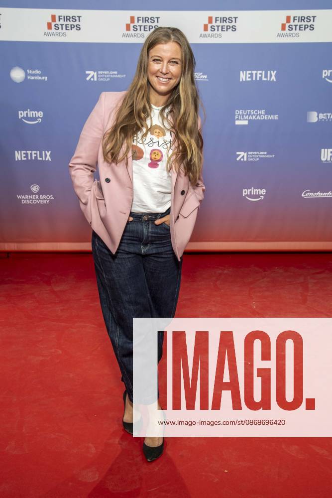 ABB FIRSTSTEPS: Nina Eichinger walks the red carpet at the 2026 FIRST STEPS Awards ceremony at the Theater des Westens on October 5, 2026, in Berlin, Germany