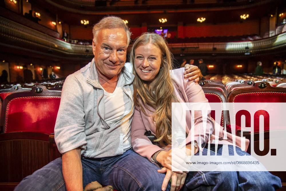 ABB FIRSTSTEPS: Nico Hofmann and Nina Eichinger attend the party following the 2026 FIRST STEPS Awards ceremony at the Theater des Westens on October 5, 2026, in Berlin, Germany