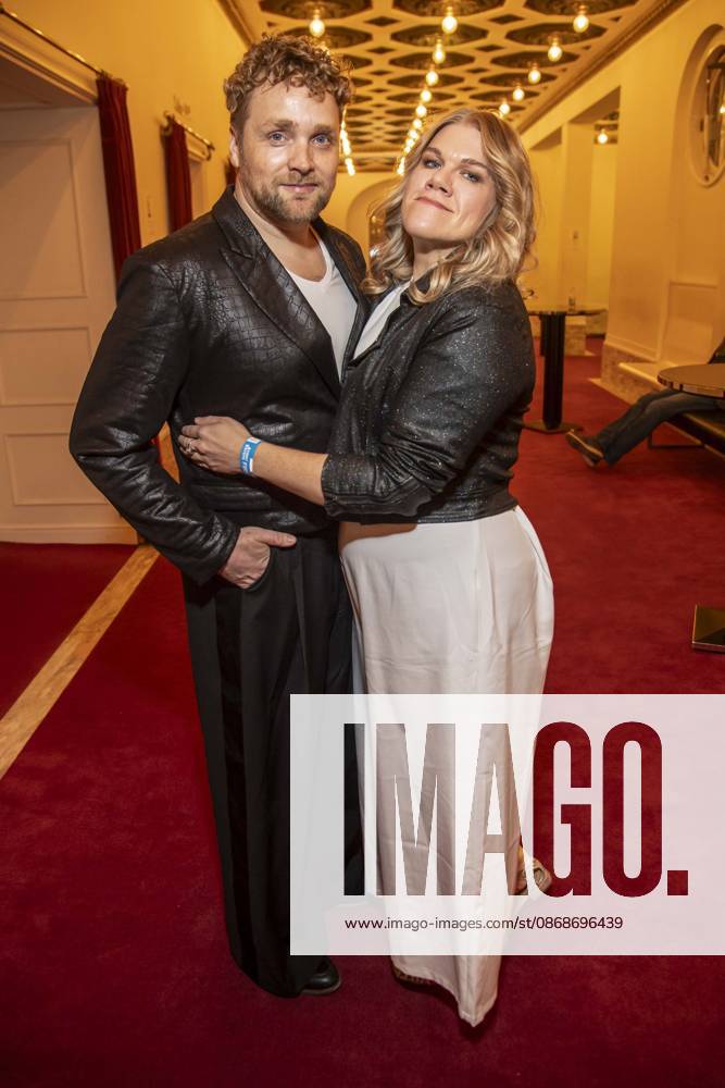 ABB FIRSTSTEPS: Knud Riepen and Gisa Flake attend the party following the 2026 FIRST STEPS Awards ceremony at the Theater des Westens on October 5, 2026, in Berlin, Germany