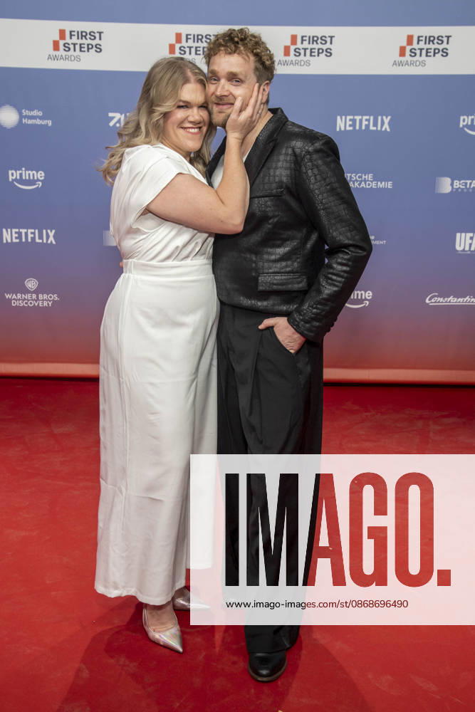 ABB FIRSTSTEPS: Gisa Flake and Knud Riepen walk the red carpet at the 2026 FIRST STEPS Awards ceremony at the Theater des Westens on October 5, 2026, in Berlin, Germany