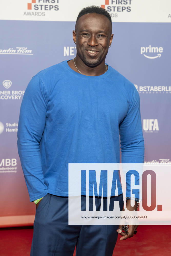 ABB FIRSTSTEPS: Jerry Kwarteng walks the red carpet at the 2026 FIRST STEPS Awards ceremony at the Theater des Westens on October 5, 2026, in Berlin, Germany