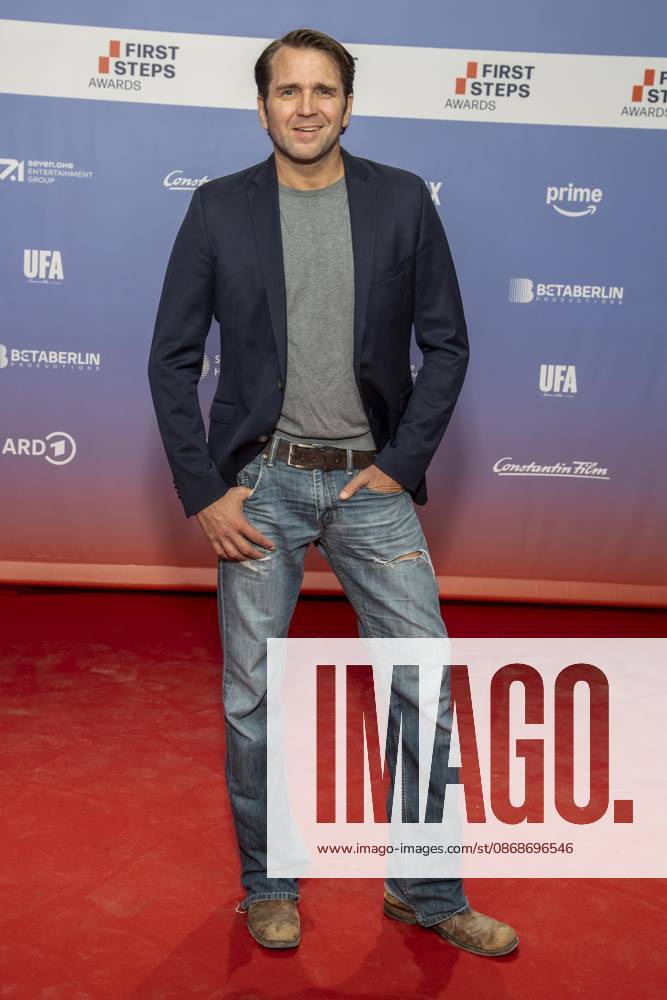 ABB FIRSTSTEPS: Pierre Kiwitt walks the red carpet at the 2026 FIRST STEPS Awards ceremony at the Theater des Westens on October 5, 2026, in Berlin, Germany