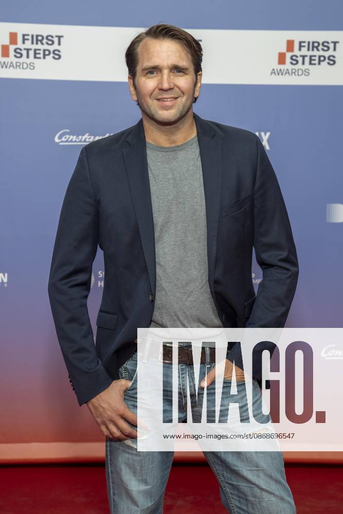 ABB FIRSTSTEPS: Pierre Kiwitt walks the red carpet at the 2026 FIRST STEPS Awards ceremony at the Theater des Westens on October 5, 2026, in Berlin, Germany