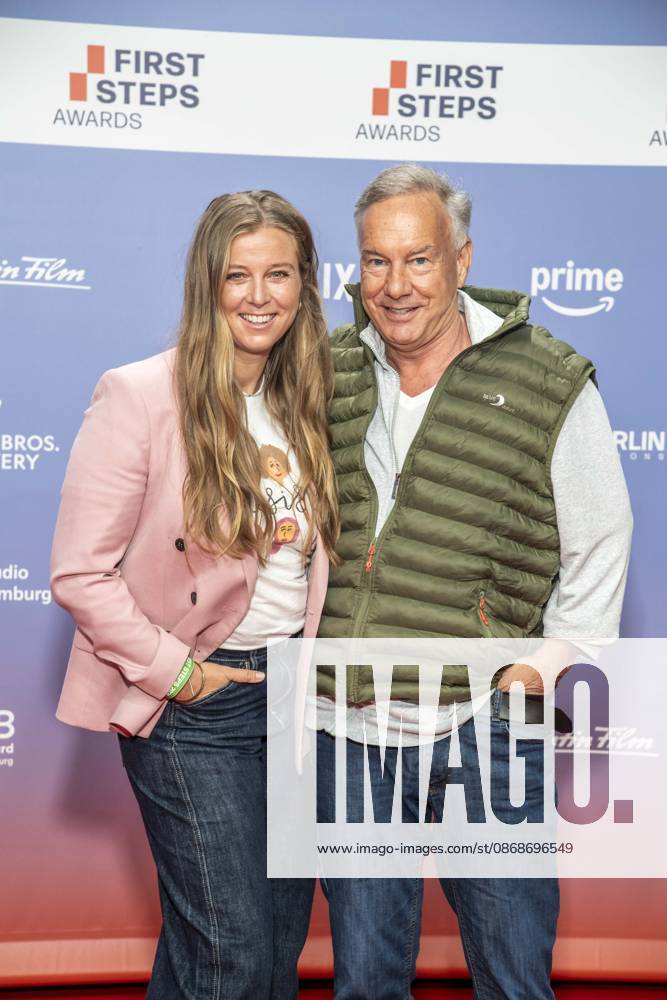 ABB FIRSTSTEPS: Nina Eichinger and Nico Hofmann on the red carpet at the 2026 FIRST STEPS Awards ceremony at the Theater des Westens on October 5, 2026, in Berlin, Germany