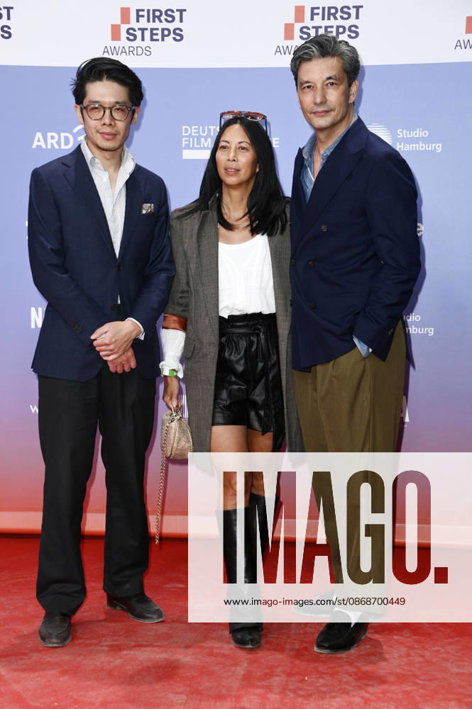 Yung Ngo, Minh Khai Phan Thi, and Hyun Wanner at the 27th First Steps Awards ceremony in 2026 at the Theater des Westens in Berlin, October 5, 2026 Foto:xN.xKubelkax xFuturexImagex first_steps_6196