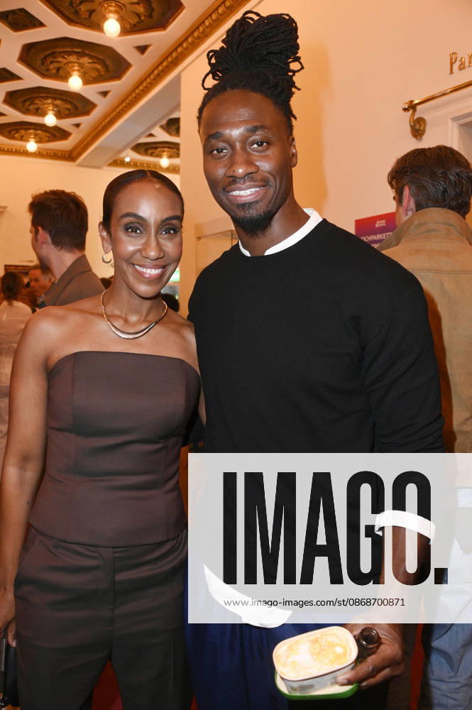 Hadnet Tesfai and Eugene Boateng at the 27th First Steps Awards ceremony in 2026 at the Theater des Westens in Berlin, October 5, 2026 Foto:xN.xKubelkax xFuturexImagex first_steps_6271