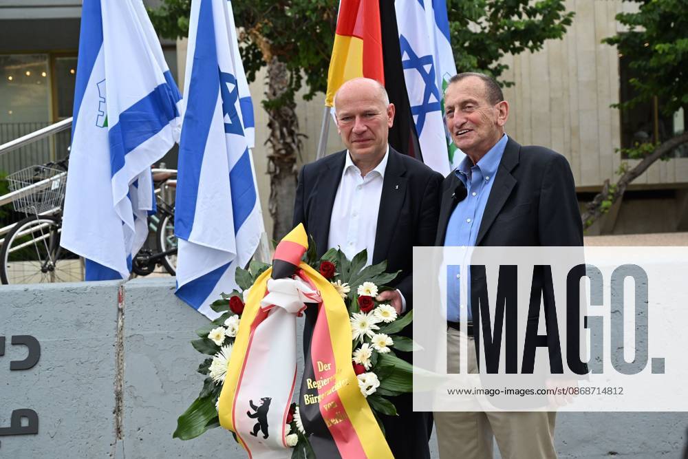Berlin mayor joins October 7 memorial in Tel Aviv TEL AVIV, ISRAEL, OCTOBER 6, 2026: Tel Aviv-Yafo Mayor Ron Huldai, Berlin Governing Mayor Kai Wegner and German Ambassador to Israel Alexander Graf Lambsdorff lay a memorial wreath at Hostages Square in Tel Aviv ahead of the third anniversary of the October 7, 2023 attacks. Wegner is visiting Israel from October 6 to 8 for meetings and commemorative events aimed at strengthening ties between Berlin and Tel Aviv. TEL AVIV Israel