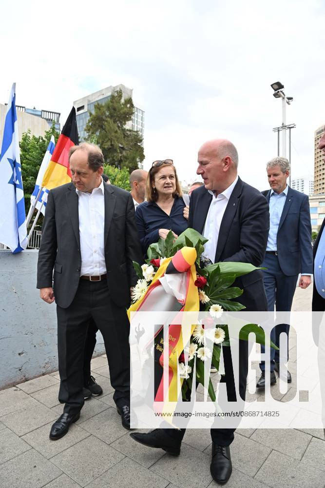 Berlin mayor joins October 7 memorial in Tel Aviv TEL AVIV, ISRAEL, OCTOBER 6, 2026: Tel Aviv-Yafo Mayor Ron Huldai, Berlin Governing Mayor Kai Wegner and German Ambassador to Israel Alexander Graf Lambsdorff lay a memorial wreath at Hostages Square in Tel Aviv ahead of the third anniversary of the October 7, 2023 attacks. Wegner is visiting Israel from October 6 to 8 for meetings and commemorative events aimed at strengthening ties between Berlin and Tel Aviv. TEL AVIV Israel