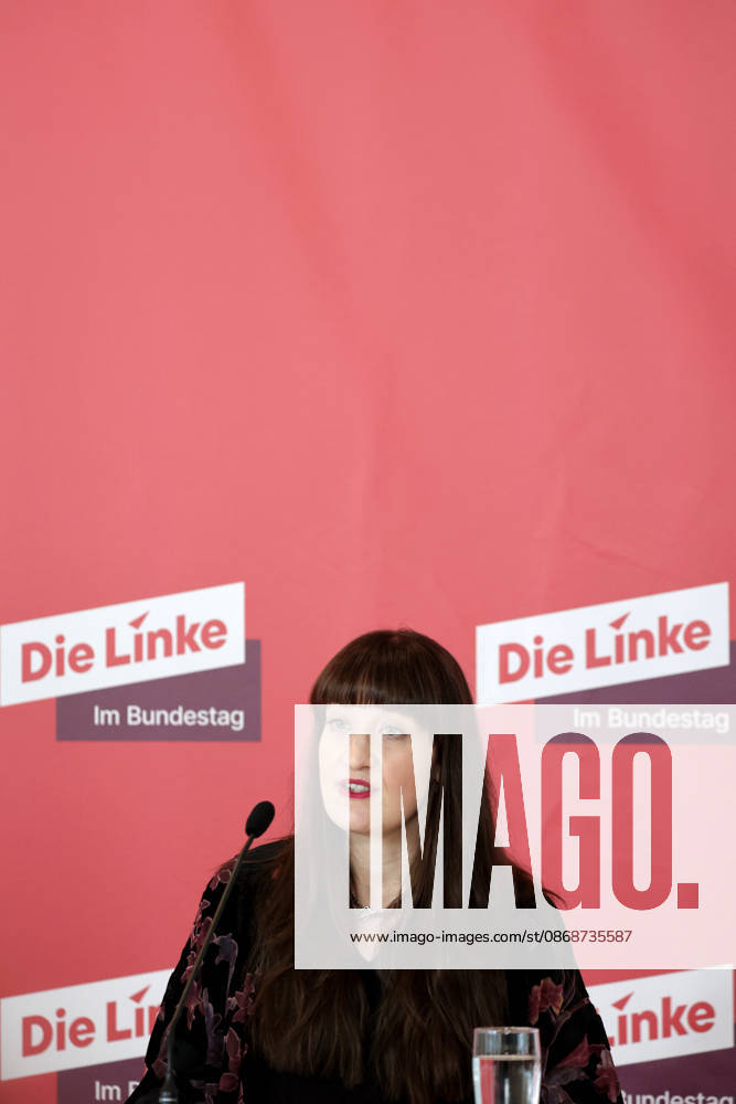 Heidi Reichinnek, Chair of the Bundestag parliamentary group of Die Linke, remarks before the meeting of the Bundestag parliamentary group, Berlin