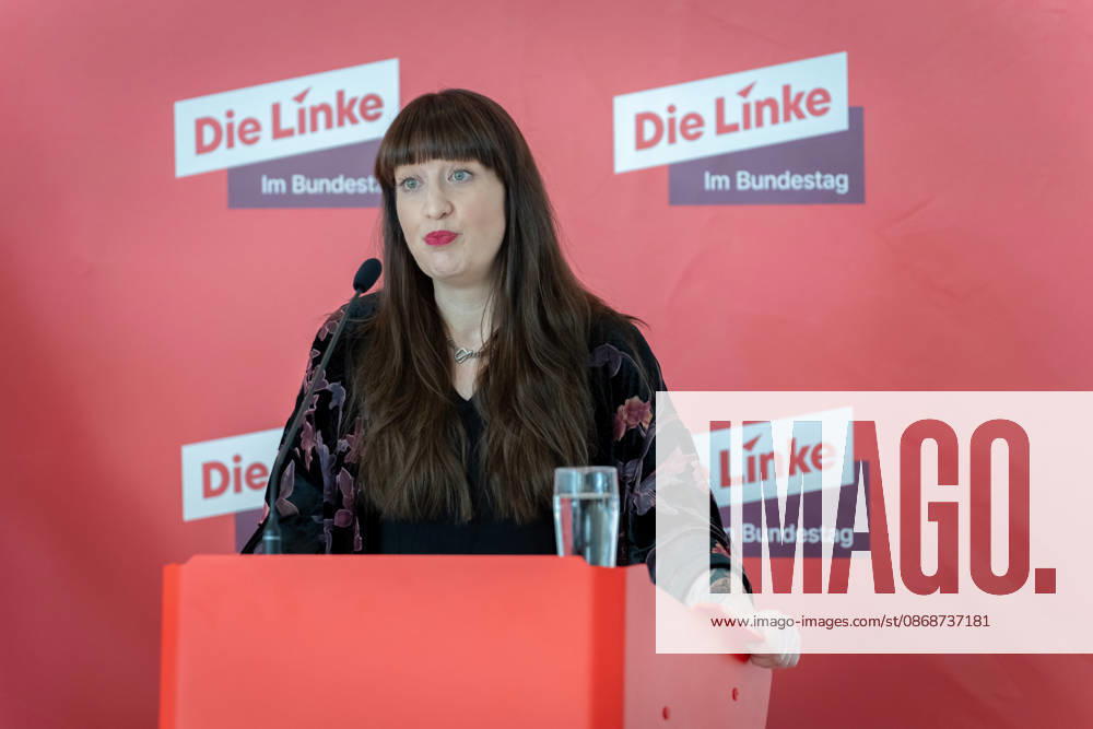 Press Statement, Bundestag, Parliamentary Caucus, The Left Press Statement, Bundestag, The Left, Caucus Chair, Heidi Reichinnek Berlin Berlin GER
