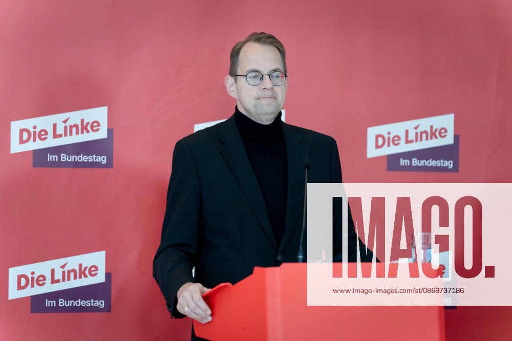 Press Statement, Bundestag, Parliamentary Caucus, The Left Press Statement, Bundestag, The Left, Caucus Chair, Sören Pellmann Berlin Berlin GER