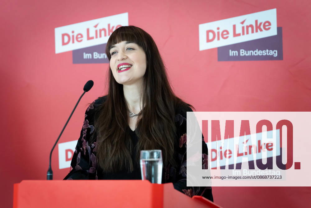 Press Statement, Bundestag, Parliamentary Caucus, The Left Press Statement, Bundestag, The Left, Caucus Chair, Heidi Reichinnek Berlin Berlin GER