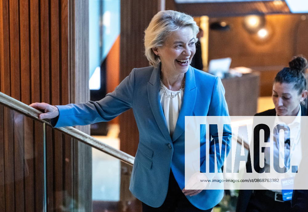 Croatia, Split, 06.10.2026. Radisson Blu Resort and Spa Hotel. Bilateral meeting between Prime Minister Andrej Plenkovic and European Commission President Ursula von der Leyen on the sidelines of the MED9 summit. In the photo: Ursula von der Leyen. Photo: Tom Dubravec CROPIX Split CROATIA