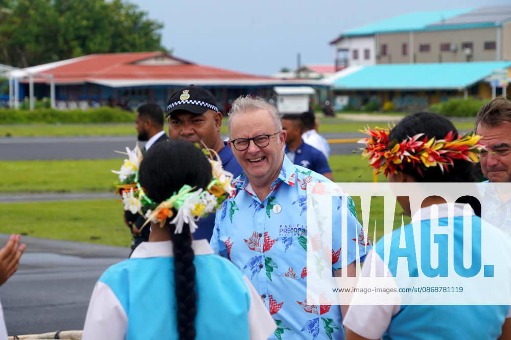 Australian Prime Minister ANTHONY ALBANESE departs Funafuti, Tuvalu after attending the Pre-COP31 Leaders event on October 6, 2026. Complementing the ministerial meeting in Fiji, the visit brought global decision-makers to the low-lying Pacific island nation to witness climate impacts and community adaptation efforts firsthand and advance climate action ahead of COP31 in Antalya, Türkiye. Funafuti Tuvalu - ZUMA 20261006_int_h213_057
