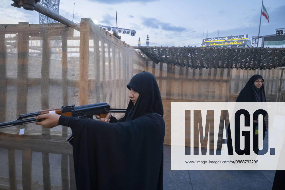 Urban Warfare Training For Iran s Female Self-sacrificing Forces A member of Iran s female self-sacrificing forces holds an AK-47 rifle as she takes part in urban warfare training at a city-square military training camp in southern Tehran, Iran, on October 6, 2026, amid rising tensions between Iran and the United States. Tehran Tehran Iran