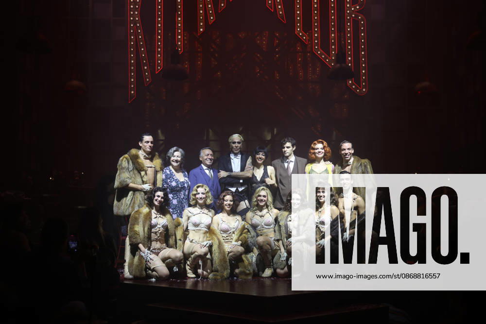 Mario Vaquerizo Presents the Musical *Cabaret* in Madrid. Photo of the cast of the musical *Cabaret* at Espacio Delicias on October 7, 2026, in Madrid, Spain. The artist will take on this iconic role starting October 9 at an even more immersive venue. CELEBRITIES MUSIC CABARET MUSICAL Madrid Madrid Spain