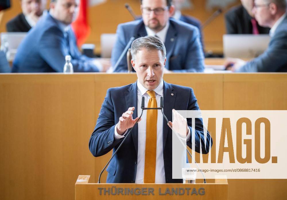 8 THURINGIAN STATE PARLIAMENT 55TH PLENARY SESSION ** FOR ** ** Oct. 7, 2026, Erfurt, Thuringian State Parliament, 8th Legislative Term, 55th Plenary Session. Photo: Björn Höcke, AfD, parliamentary group leader, Germany, Thuringia, Erfurt. Copyright SaschaxFromm