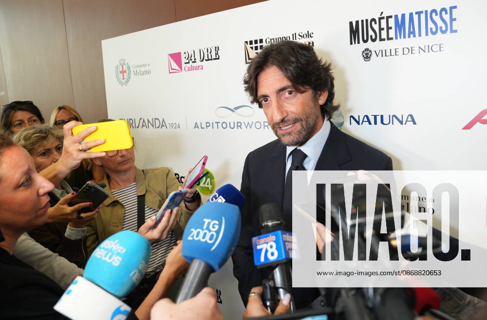 IPA89394464 - Milan, October 7, 2026: Preview of the exhibition Matisse: The World in a Room 2 at MUDEC, the Museum of Cultures. Pictured: Federico Silvestri, CEO of Sole 24 Ore