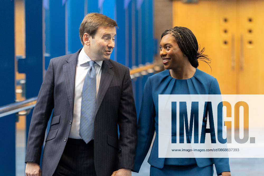 Conservative party leader Kemi Badenoch and her husband Hamish Badenoch (left), arrive ahead of her keynote speech on the final day of the Conservative Party Conference at the International Convention Centre in Birmingham.The Conservative Party leader, Kemi Badenoch s gives her keynote speech at the International Convention Centre on the final day (day four) of the Conservative Party Conference at the International Convention Centre in Birmingham. The Conservative Party opened its annual conference under the slogan Stronger economy, stronger countryâ Birmingham United Kingdom - ZUMAs197 20261007_aaa_s197_035