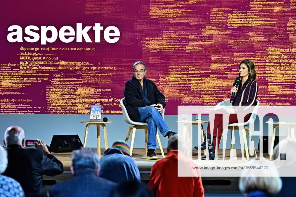Frankfurt Book Fair 2026: Author Navid Kermani in conversation with Katrin Katty Salià on October 7, 2026, at the Frankfurt Book Fair 20261007MWI151401
