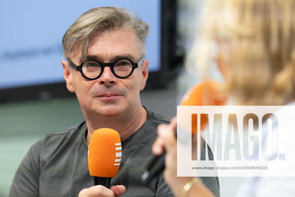 Frankfurt Book Fair 2026: Jaroslav Rudiö talks with Stephanie von Oppen about his new novel *Where the Dead Speak* (Luchterhand Literaturverlag, 2026), Frankfurt am Main, Hesse, Germany, Exhibition Grounds