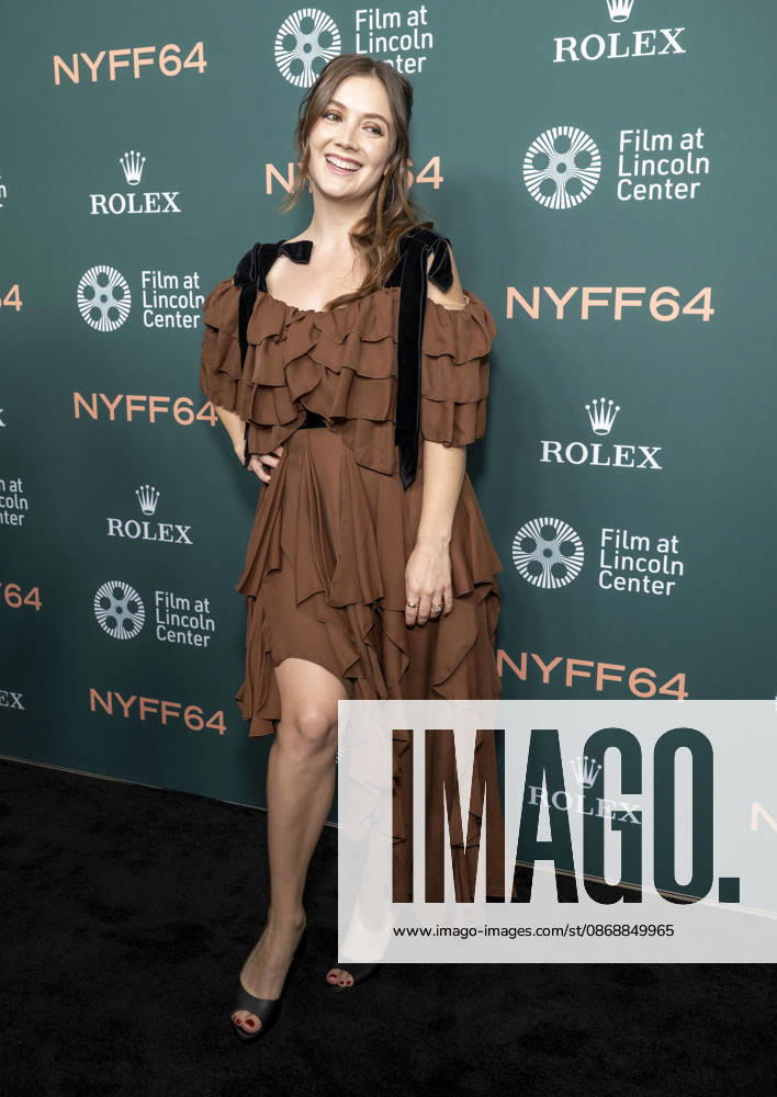 BILLIE LOURD attends the premiere of Artificial at the 64th annual New York Film Festival at Alice Tully Hall, Lincoln Center in New York. 5 October 2026 New York USA - ZUMAa265 20261005_zep_a265_347