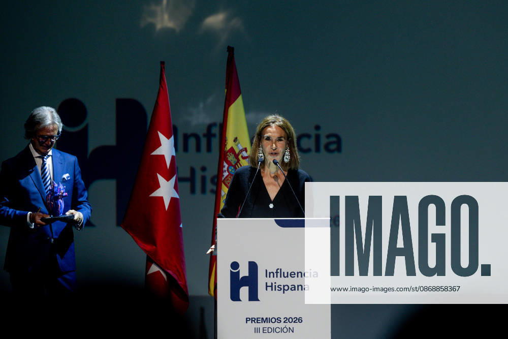 3rd Annual Hispanic Influence Awards: Author Carmen Posadas speaks during the 3rd Annual Hispanic Influence Awards ceremony on October 7, 2026, in Madrid, Spain. The main objective of the Hispanic Influence Awards is to recognize excellence, talent, creativity, and leadership of individuals and institutions that strengthen the ties between the Spanish-speaking community and promote Hispanic values on a global scale. OCTOBER 7, 2026 HISPANIC INFLUENCE AWARDS SPANISH-SPEAKERS HISPANIC IDENTITY Madrid Madrid, Spain