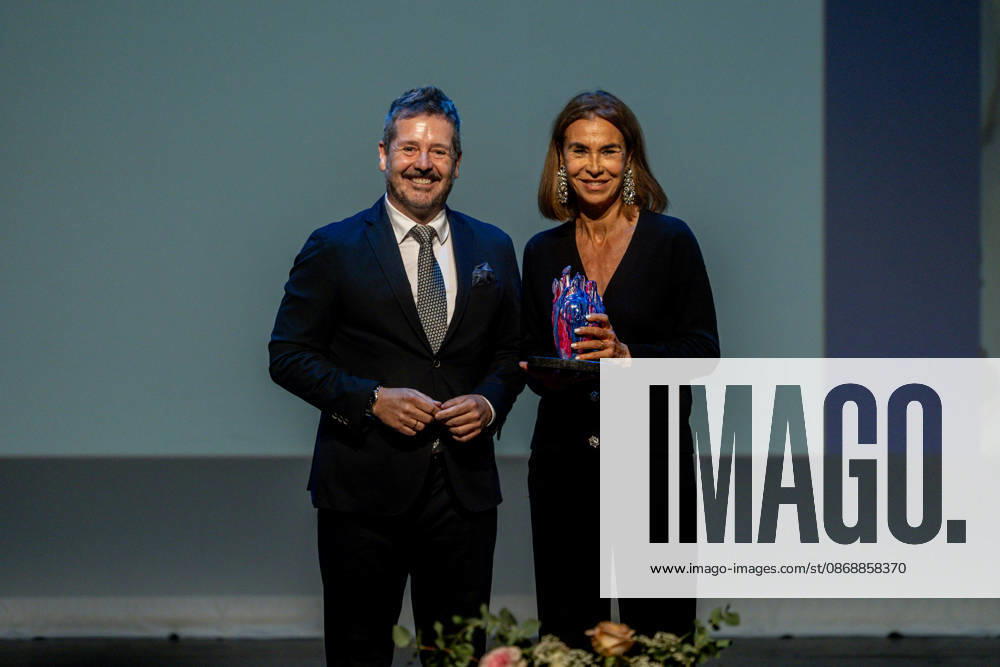 3rd Annual Hispanic Influence Awards: Author Carmen Posadas receives an award during the 3rd Annual Hispanic Influence Awards ceremony on October 7, 2026, in Madrid, Spain. The main objective of the Hispanic Influence Awards is to recognize excellence, talent, creativity, and leadership of individuals and institutions that strengthen the ties between the Spanish-speaking community and promote Hispanic values globally. OCTOBER 7, 2026 HISPANIC INFLUENCE AWARDS SPANISH-SPEAKERS HISPANIC IDENTITY Madrid Madrid, Spain