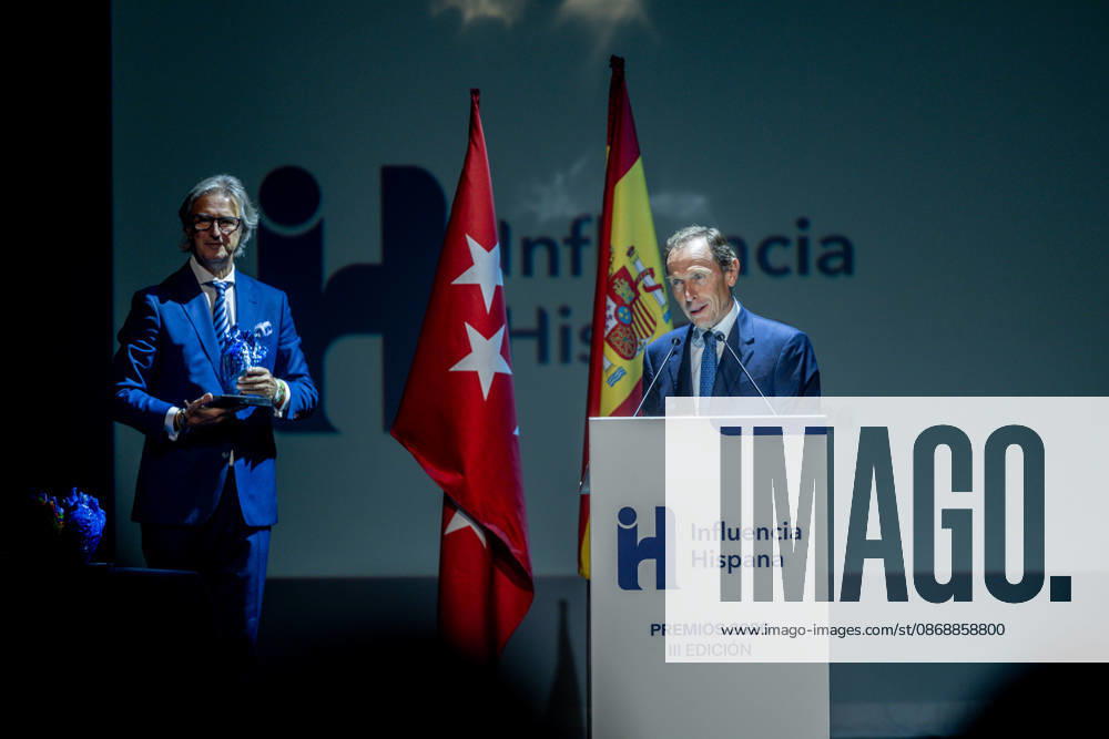 3rd Annual Hispanic Influence Awards Former soccer player Emilio Butragueno speaks during the 3rd Annual Hispanic Influence Awards ceremony on October 7, 2026, in Madrid, Spain. The main objective of the Hispanic Influence Awards is to recognize excellence, talent, creativity, and leadership of individuals and institutions that strengthen ties within the Spanish-speaking community and promote Hispanic values globally. OCTOBER 7, 2026 HISPANIC INFLUENCE AWARDS SPANISH-SPEAKERS HISPANIC IDENTITY Madrid Madrid, Spain